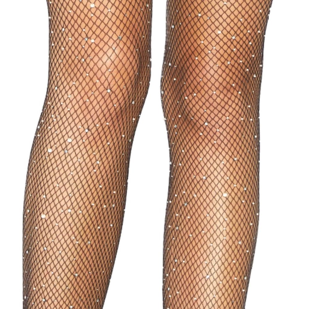 Rhinestone Fishnets - Picture 2 of 4